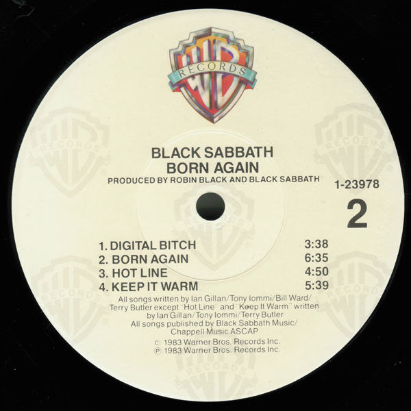 Black Sabbath : Born Again (LP, Album, Jac)