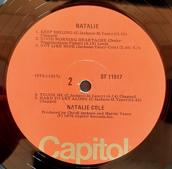 Natalie Cole : Natalie (LP, Album)