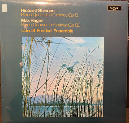 Richard Strauss, Max Reger : Richard Strauss: Piano Quartet In C Minor, Op. 13 - Max Reger: Piano Quartet In A Minor, Op. 133 (LP)