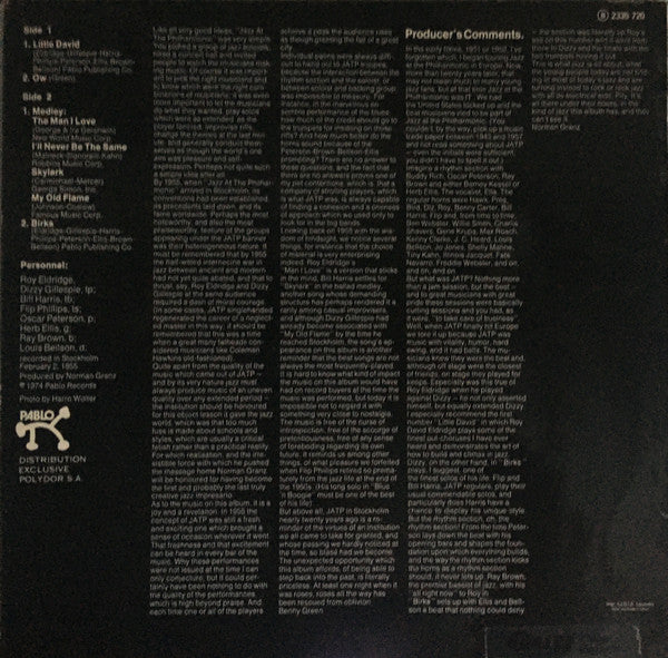 Various : The Exciting Battle J.A.T.P. Stockholm ’55 (LP, Album)