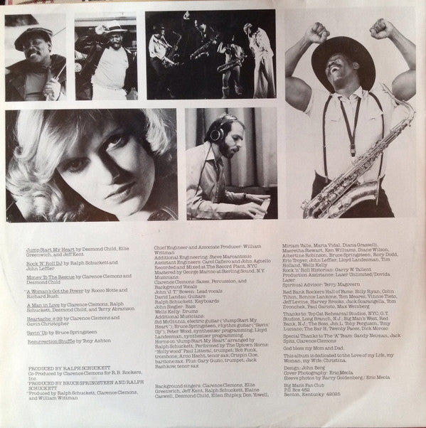 Clarence Clemons And The Red Bank Rockers : Rescue (LP, Album)