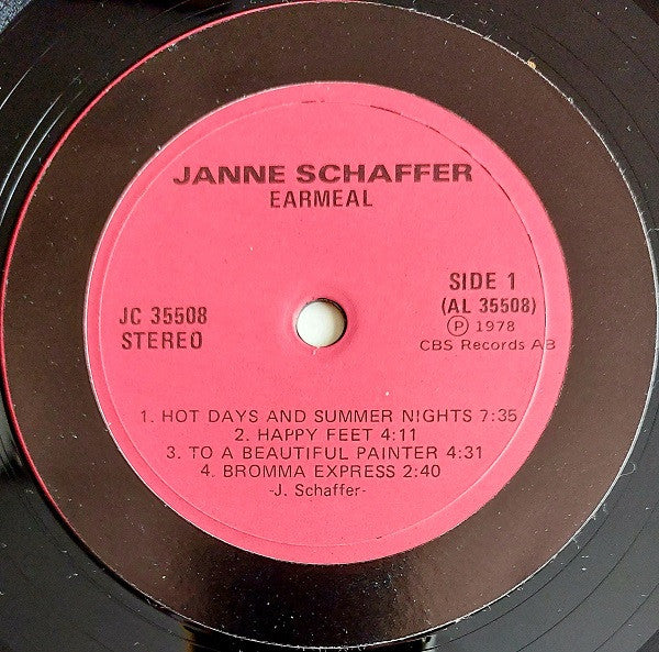 Janne Schaffer : Earmeal (LP, Album)