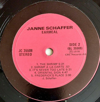 Janne Schaffer : Earmeal (LP, Album)