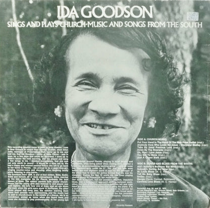 Ida Goodson : Ida Goodson Sings And Plays Church Music And Songs From The South (LP, Album)