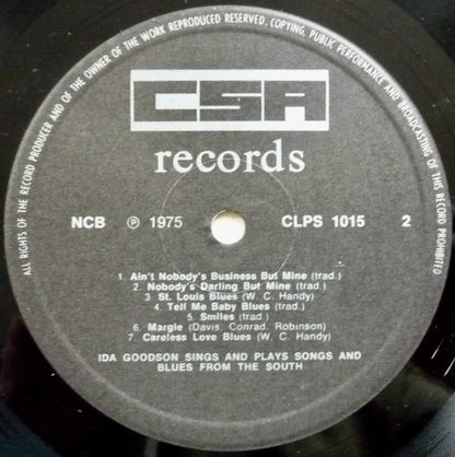 Ida Goodson : Ida Goodson Sings And Plays Church Music And Songs From The South (LP, Album)