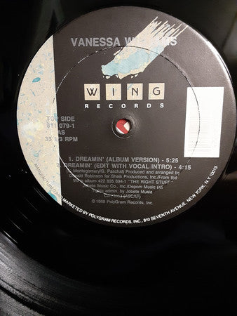 Vanessa Williams : Dreamin' (12", Single)