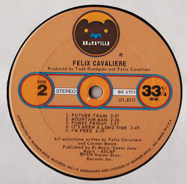 Felix Cavaliere : Felix Cavaliere (LP, Album)