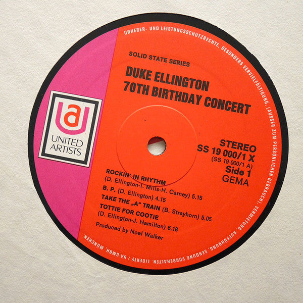 Duke Ellington : Duke Ellington's 70th Birthday Concert (2xLP, Album, Gat)