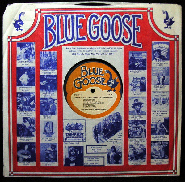 Robert Crumb And His Cheap Suit Serenaders : R. Crumb And His Cheap Suit Serenaders (LP, Album)