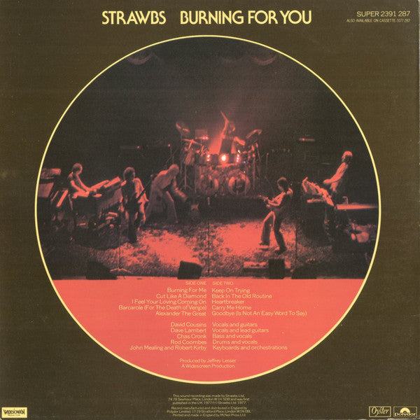 Strawbs : Burning For You (LP, Album)