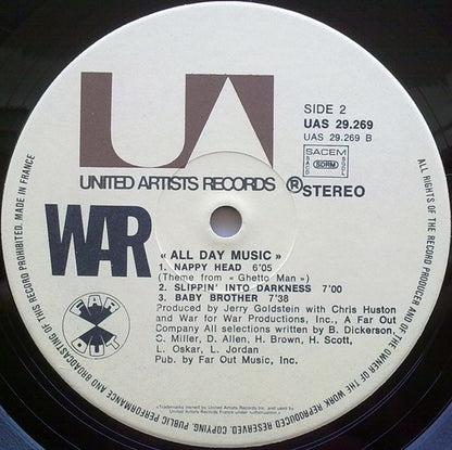 War : All Day Music (LP, Album)