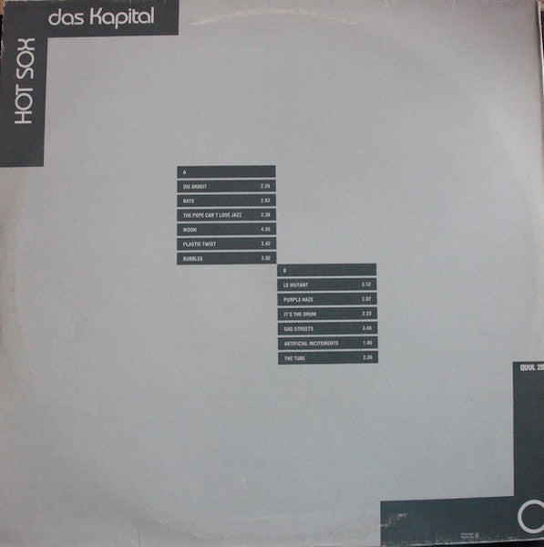 Hot Sox : Das Kapital (LP, Album)