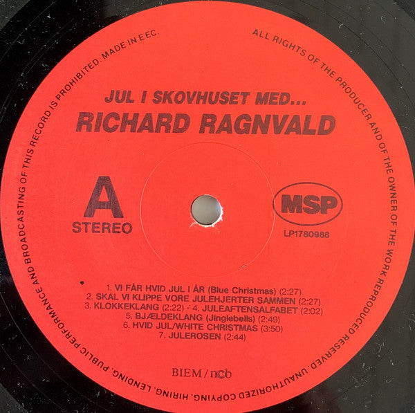 Richard Ragnvald : Jul I Skovhuset (LP, Album)