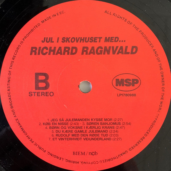 Richard Ragnvald : Jul I Skovhuset (LP, Album)