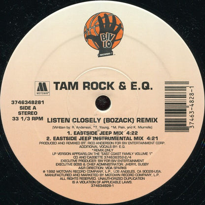 Tamrock & E.Q. : Listen Closely (Bozack) (Remix) (12")