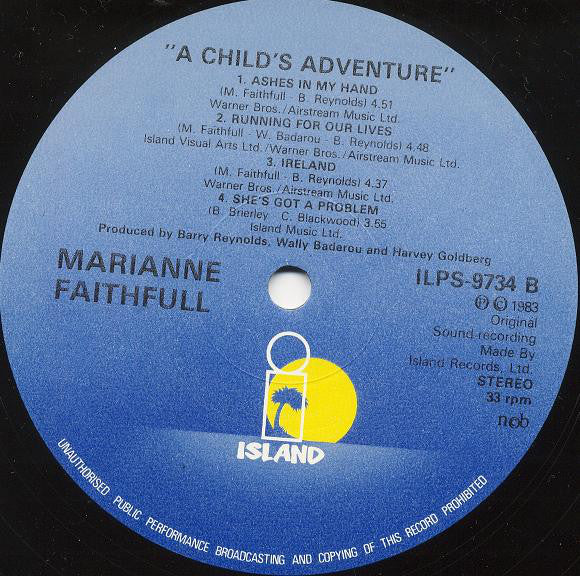 Marianne Faithfull : A Childs Adventure (LP, Album)