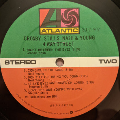 Crosby, Stills, Nash & Young : 4 Way Street (2xLP, Album, RE, PR-)