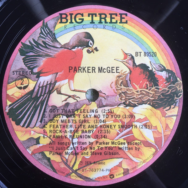 Parker McGee : Parker McGee (LP, Promo, PR)