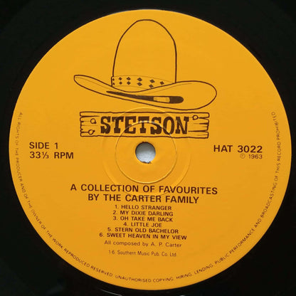 The Carter Family : A Collection Of Favorites By The Carter Family (LP, Album, Mono, RE)