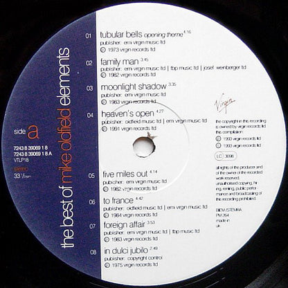 Mike Oldfield : The Best Of Mike Oldfield: Elements (LP, Comp, RM)