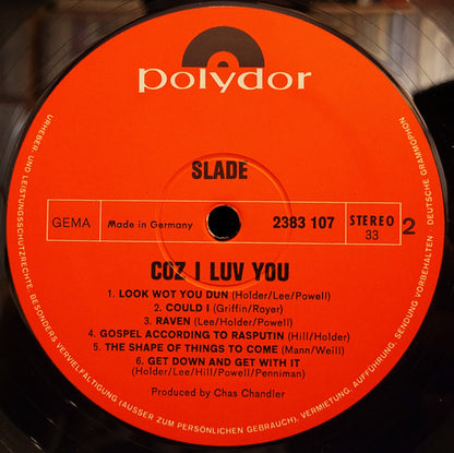 Slade : Coz I Luv You (LP, Comp)