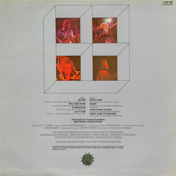 Bachman-Turner Overdrive : Bachman-Turner Overdrive II (LP, Album)