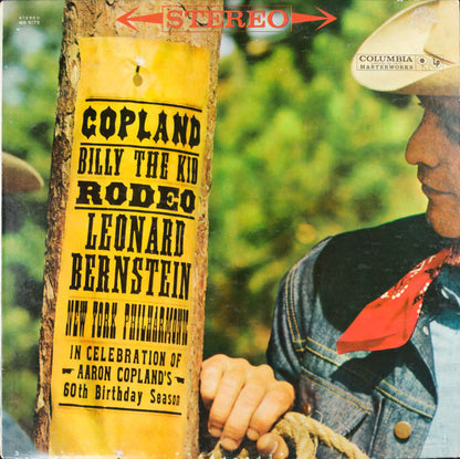 Aaron Copland - Leonard Bernstein, New York Philharmonic : Billy The Kid / Rodeo (LP, Album, RE, RP, Ter)