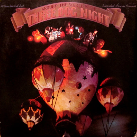 Three Dog Night : Around The World With Three Dog Night (2xLP, Album, Pit)