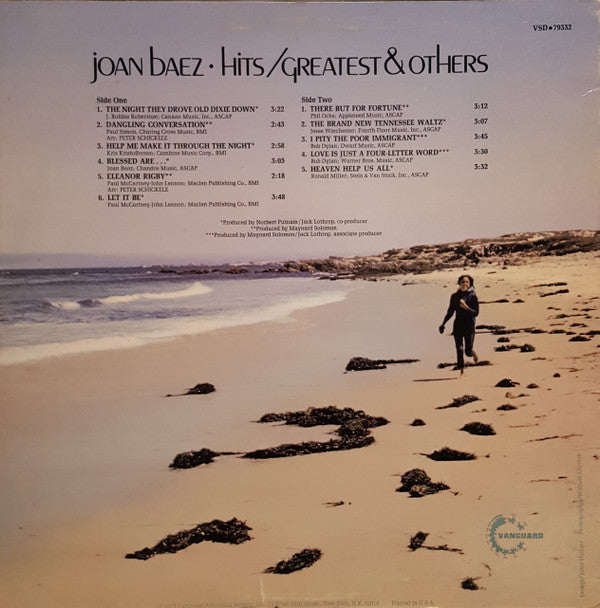 Joan Baez : Hits/Greatest & Others (LP, Comp, San)