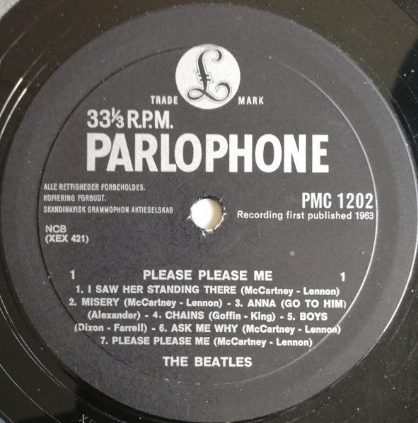 The Beatles : Please Please Me (LP, Album, Mono)