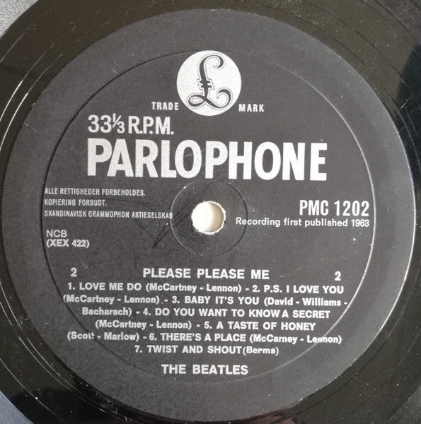 The Beatles : Please Please Me (LP, Album, Mono)