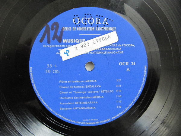 Various : Musique Malgache (LP)