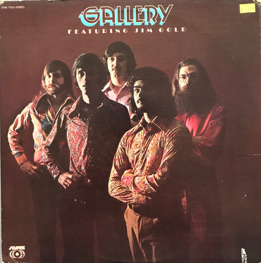 Gallery (2) Featuring Jim Gold : Gallery Featuring Jim Gold (LP, Album, PRC)