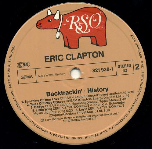 Eric Clapton : Backtrackin' (22 Tracks Spanning The Career Of A Rock Legend) (2xLP, Comp, Gat)