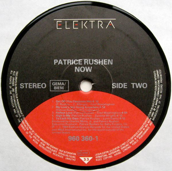 Patrice Rushen : Now (LP, Album)