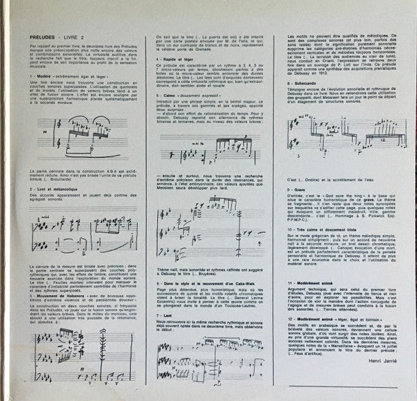 Claude Debussy, Claude Helffer : Les Preludes Livre 2 (LP, RE, Gat)