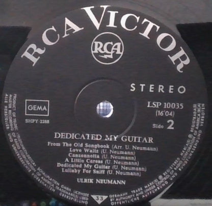Ulrik Neumann : Dedicated My Guitar (LP)