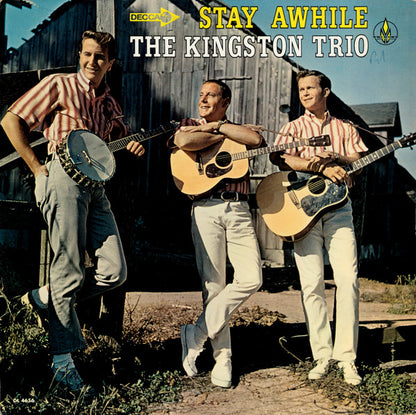 Kingston Trio : Stay Awhile (LP, Album, Mono, Pin)