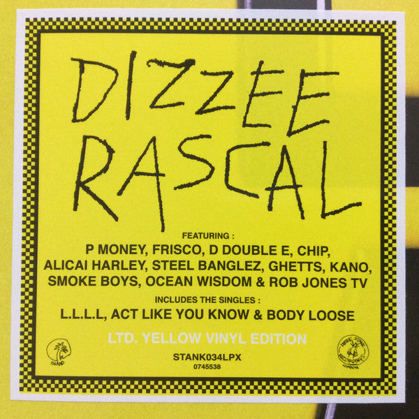 Dizzee Rascal : E3 AF (LP, Album, Ltd, Yel)