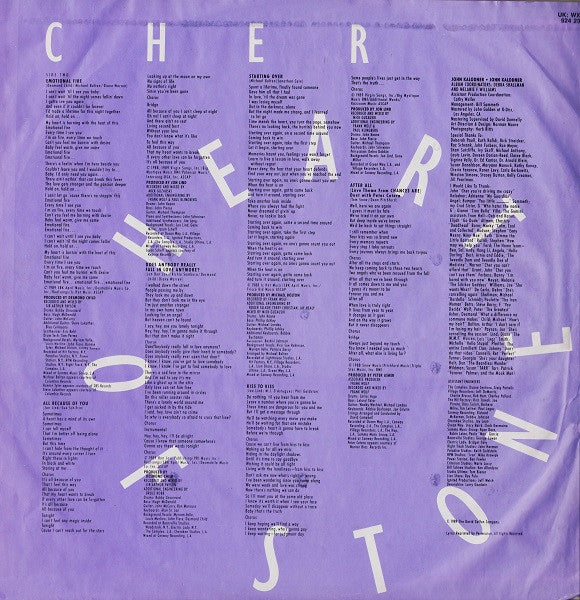 Cher : Heart Of Stone (LP, Album, 2nd)