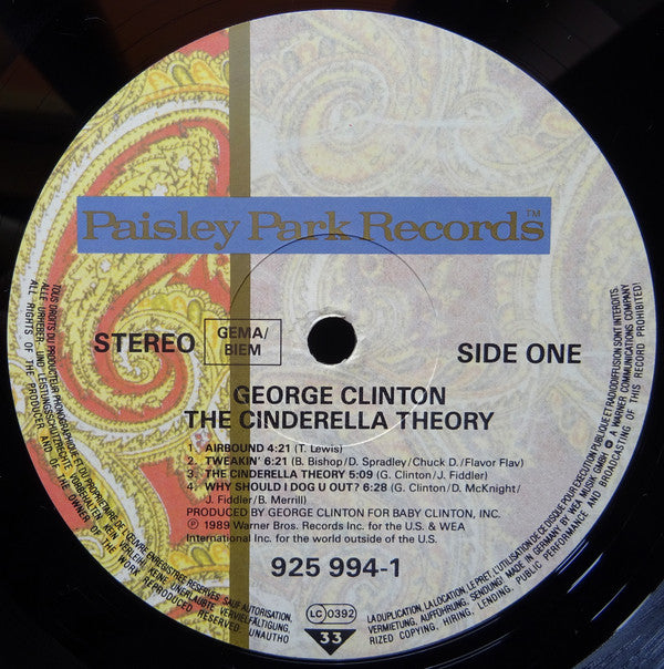 George Clinton : The Cinderella Theory (LP, Album)