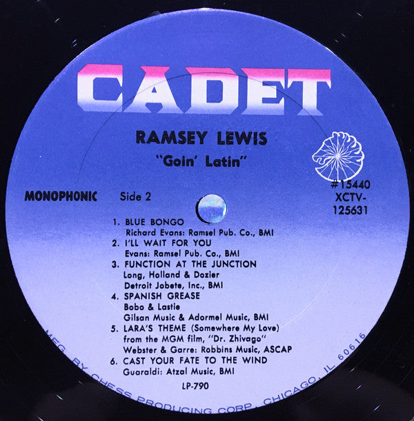 Ramsey Lewis : Goin' Latin (LP, Album, Mono, Pit)