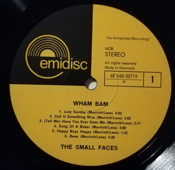 Small Faces : Wham Bam! (LP, Comp)