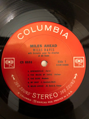 Miles Davis + 19 : Miles Ahead (LP, Album, RP)