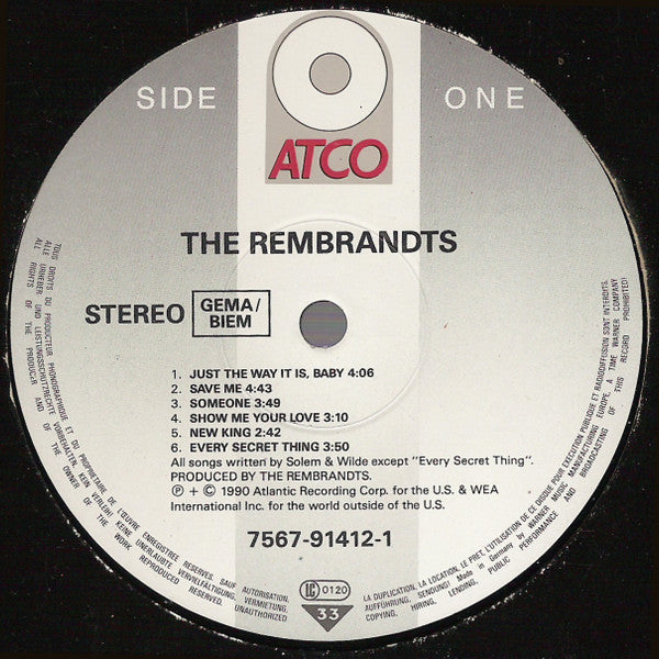 The Rembrandts : The Rembrandts (LP, Album)