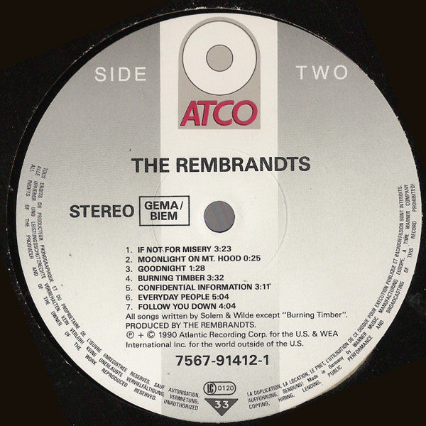 The Rembrandts : The Rembrandts (LP, Album)