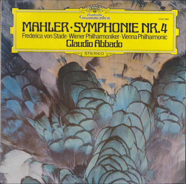 Gustav Mahler - Frederica von Stade, Wiener Philharmoniker, Claudio Abbado : Symphonie Nr.4 (LP, Album)