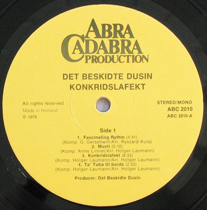 Det Beskidte Dusin : Konkridslafekt (LP, Album)