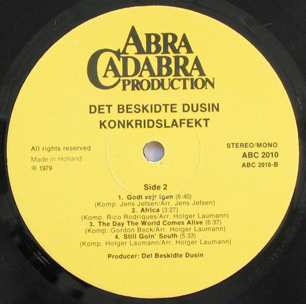 Det Beskidte Dusin : Konkridslafekt (LP, Album)