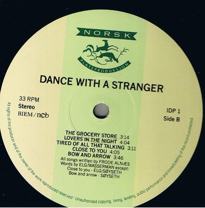 Dance With A Stranger : Dance With A Stranger (LP, Album)